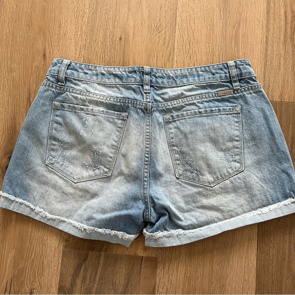 Kancan Distressed Women Shorts - Picture 2 of 4